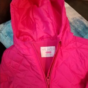 7-8 girls puffer coat lightly used